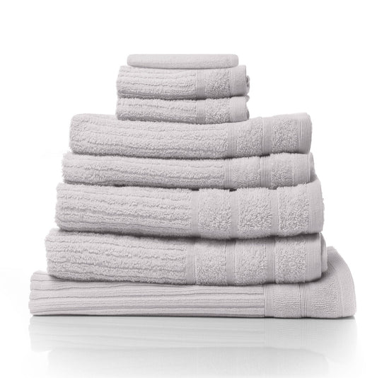 Royal Comfort Eden Egyptian Cotton 600 Gsm 8 Piece Towel Pack Sea Holly