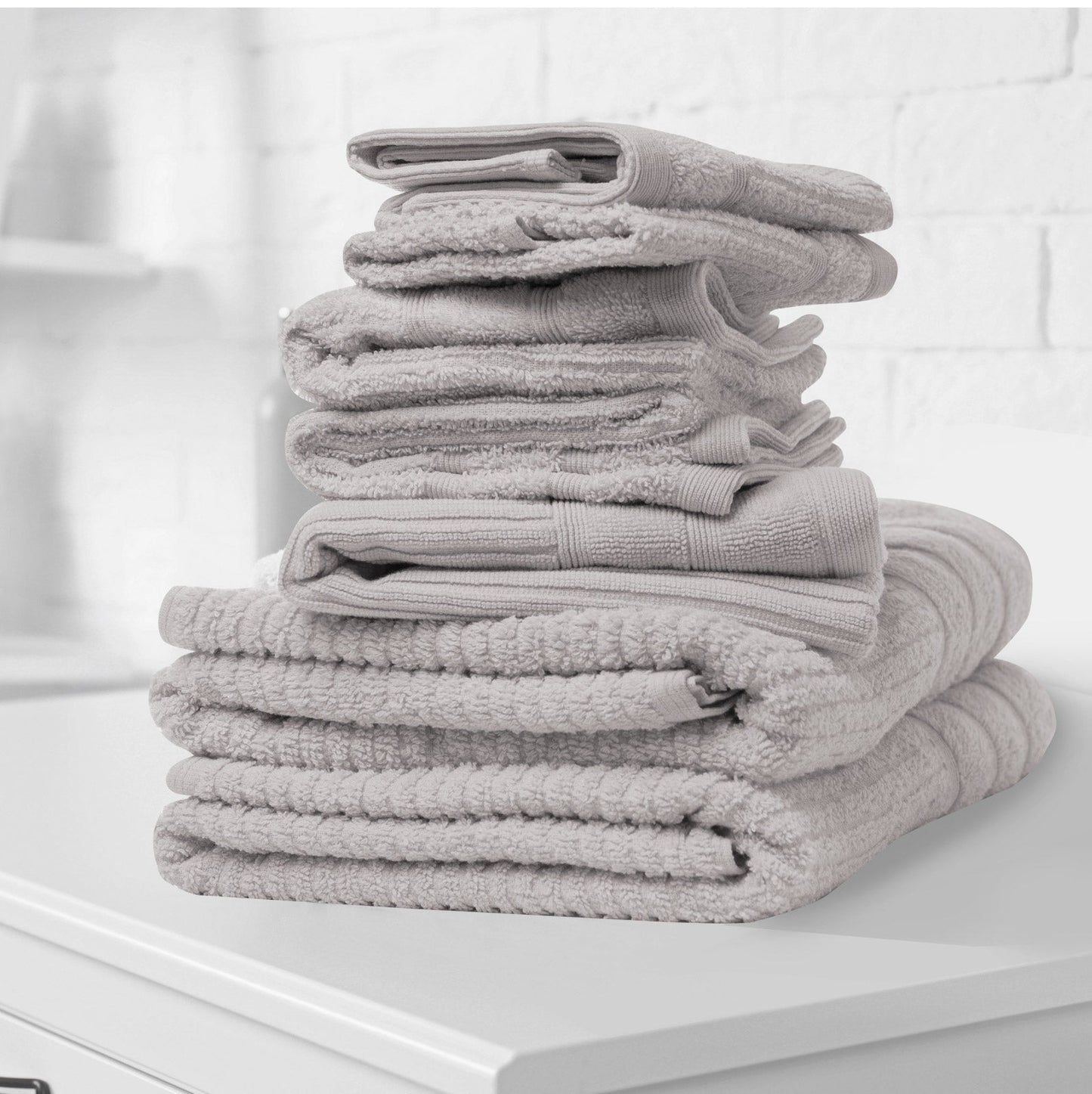Royal Comfort Eden Egyptian Cotton 600 Gsm 8 Piece Towel Pack Sea Holly
