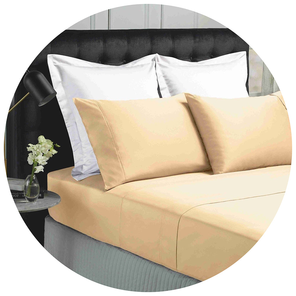 500 Thread Count Cotton Bamboo Sheet Sets Queen Blush