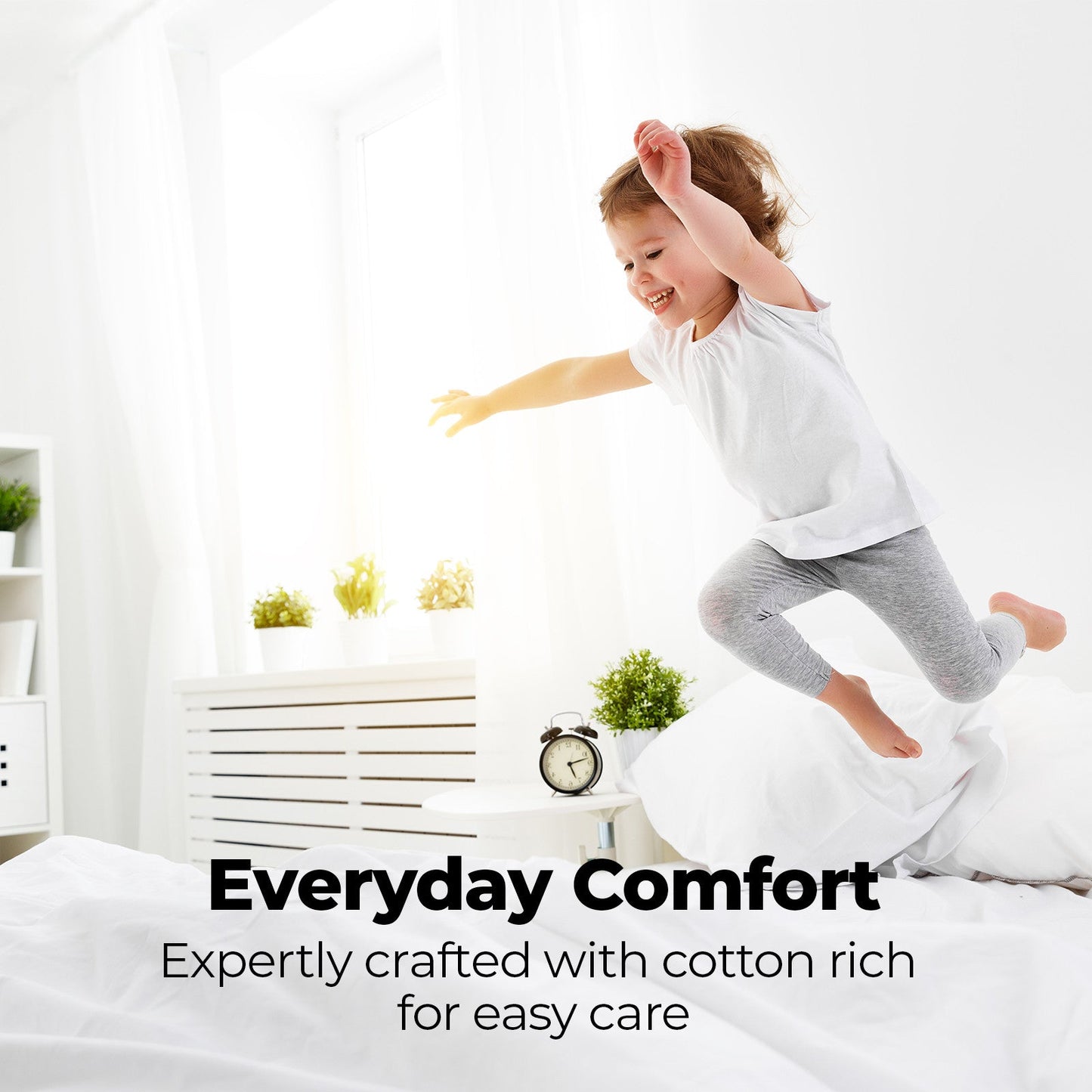 Royal Comfort 1500Tc Cotton Rich Fitted Sheet 3 Pc Set Double Indigo