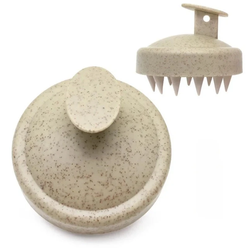 Silicone Shampoo Brush Head Scalp Massage Comb Hair Washing Body Bath Shower Salon Hairdressing Tool