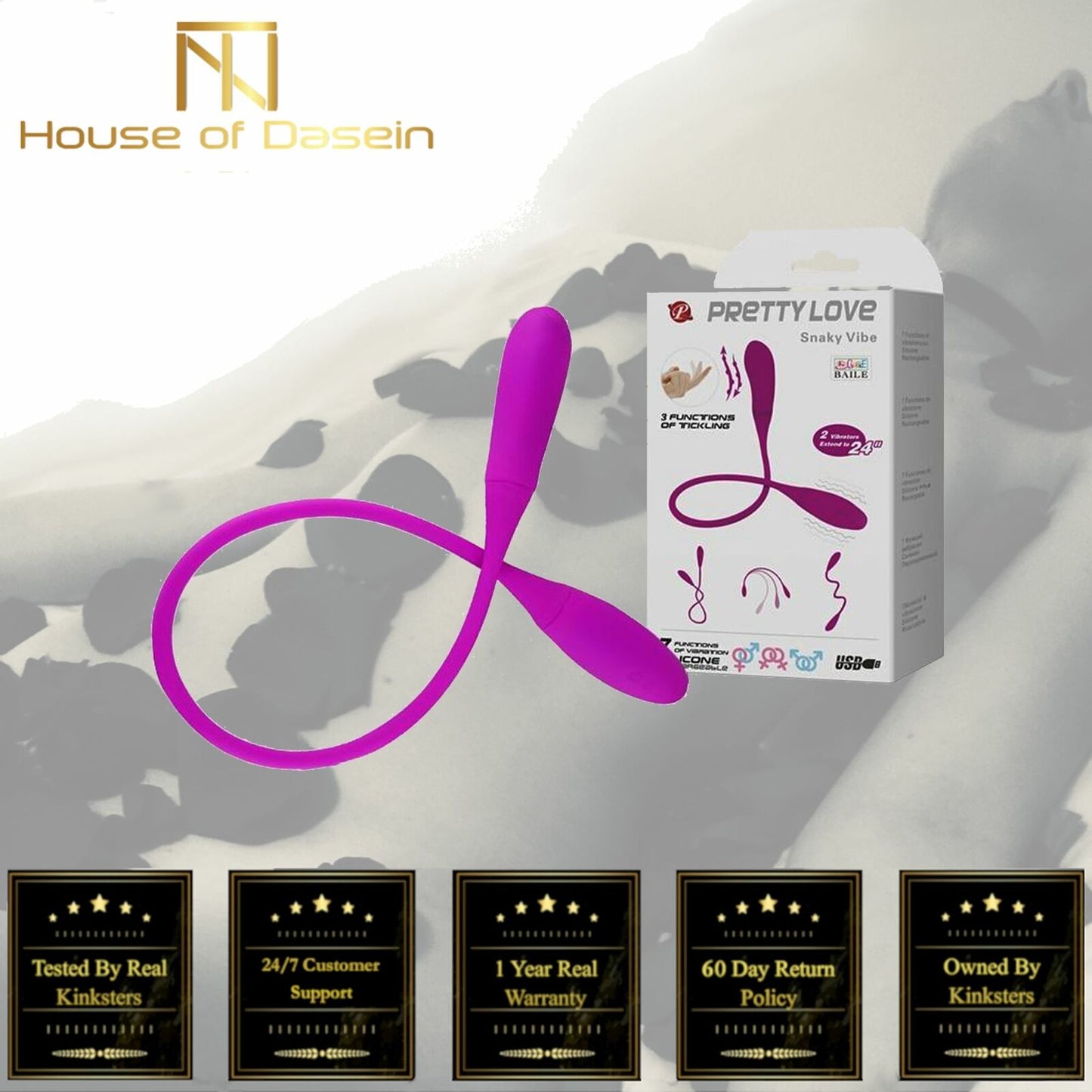 Pretty Love 7 Speed Silicone Double Vibrating Egg Vibrator Rechargeable