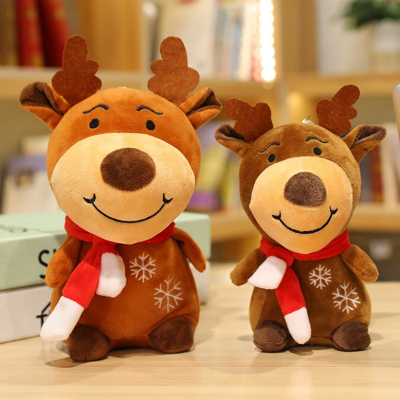 Santa Doll Plush Toy Elk Christmas Tree Gift Decoration Ornaments Festive