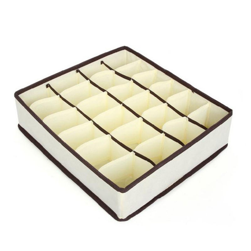 24 Grid Sock Storage Organiser Bedroom Organisation