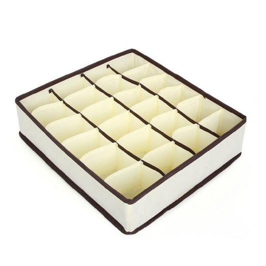 24 Grid Sock Storage Organiser Bedroom Organisation