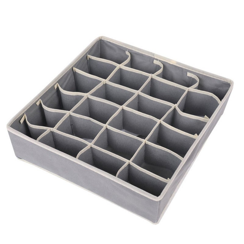24 Grid Sock Storage Organiser Bedroom Organisation