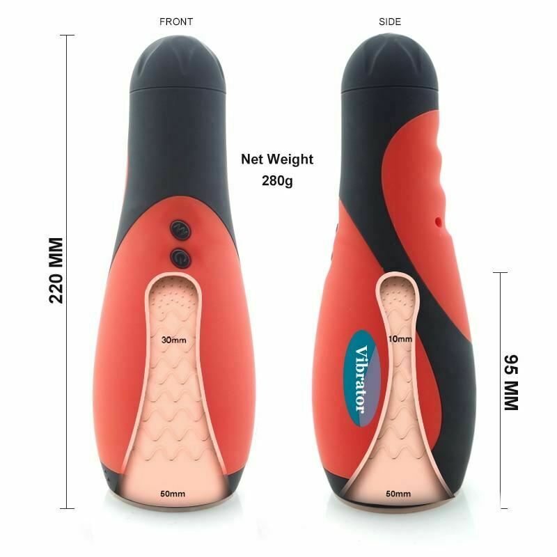 Vibrating Masturbator Trainer Realistic Oral
