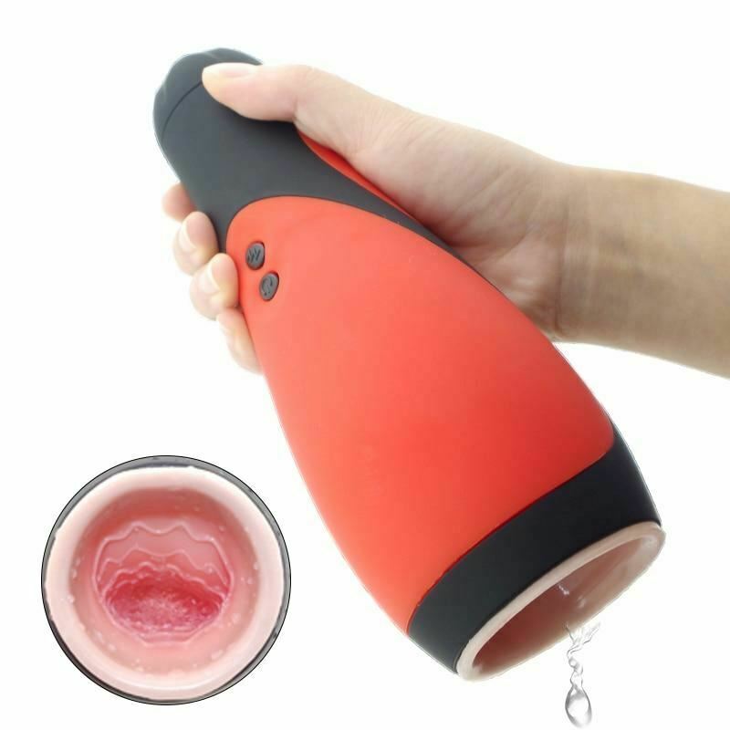 Vibrating Masturbator Trainer Realistic Oral