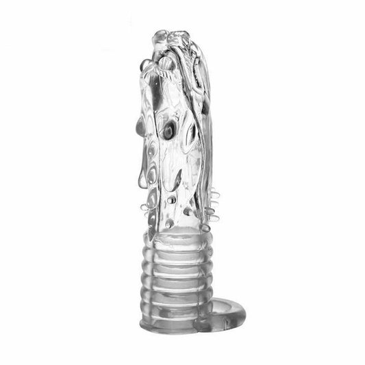 Dragon Penis Extender Clear Condom Cock Sleeve Transparent Ring