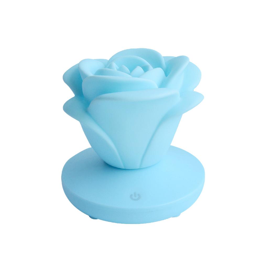 Romantic Rose Shape Dimming Touch Rechargeable Mini Flower Night Light