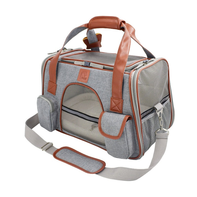 Dog Cat Carrier Travel Breathable Seat Bag