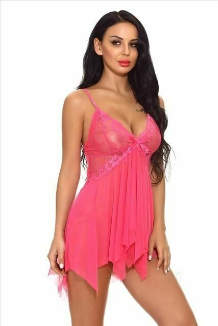 Sexy Sheer Doll Lingerie Women