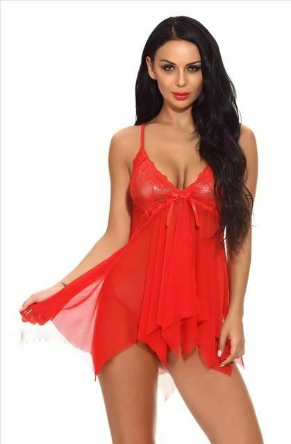 Sexy Sheer Doll Lingerie Women