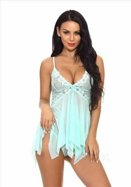 Sexy Sheer Doll Lingerie Women