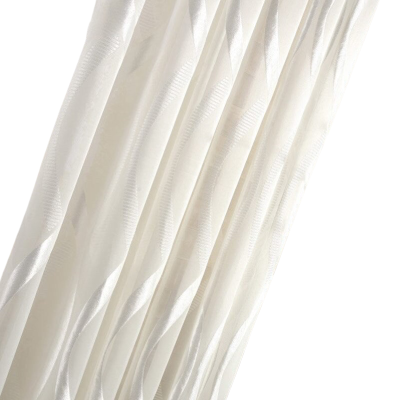 500Cm Curtains Plain White Modern Luxury Retro Style For Garden Decor