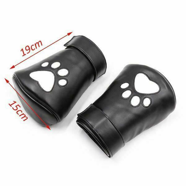 Puppy Mittens Dog Gloves Hand Fist Bondage Pet Roleplay Bdsm Restraints