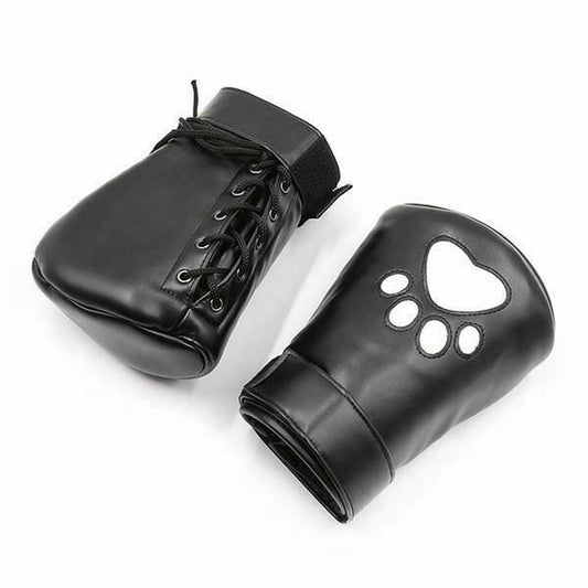 Puppy Mittens Dog Gloves Hand Fist Bondage Pet Roleplay Bdsm Restraints