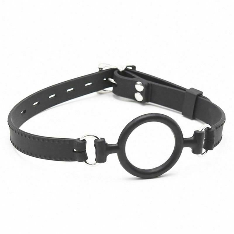 Ring Gag Open Mouth Face Deep Throat Slave Training Bdsm Bondage Restraints
