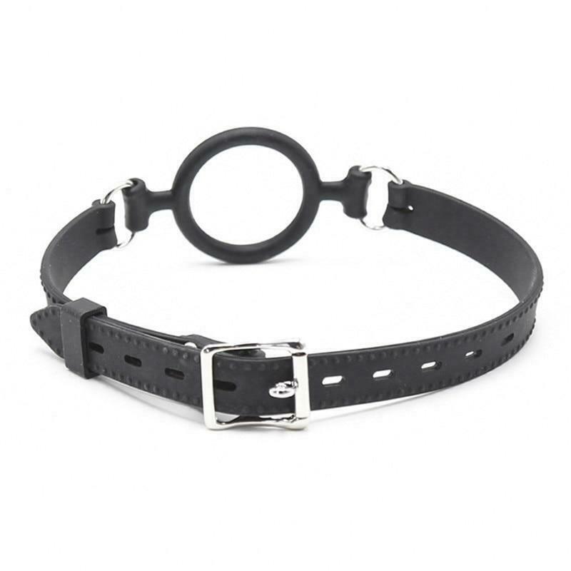 Ring Gag Open Mouth Face Deep Throat Slave Training Bdsm Bondage Restraints