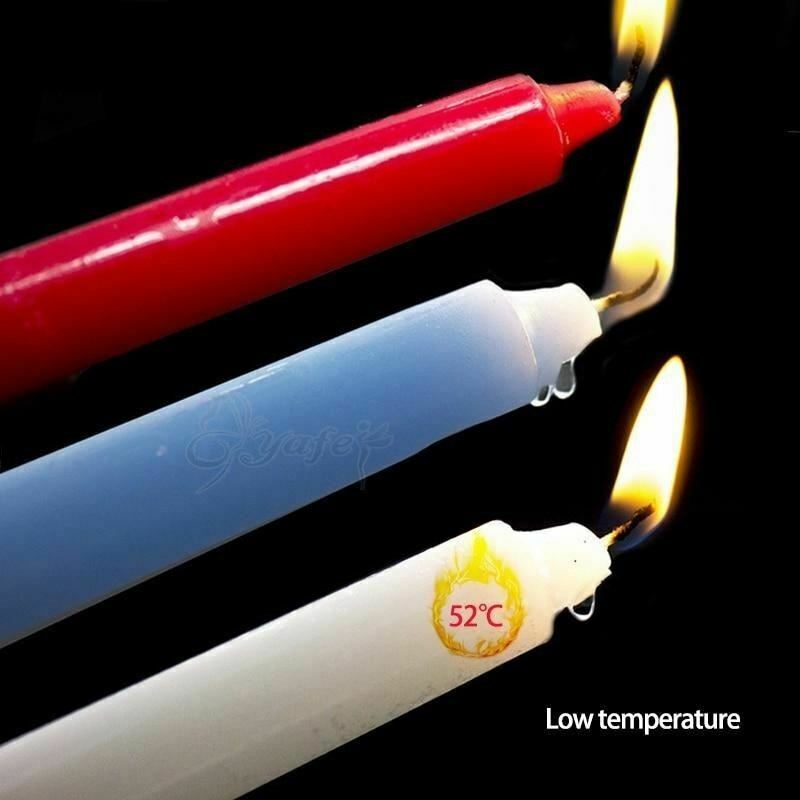 Bdsm 3Pcs Wax Candles Temperature Play Bondage Kink Fetish Restraints