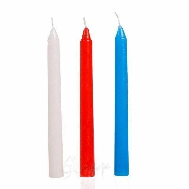 Bdsm 3Pcs Wax Candles Temperature Play Bondage Kink Fetish Restraints