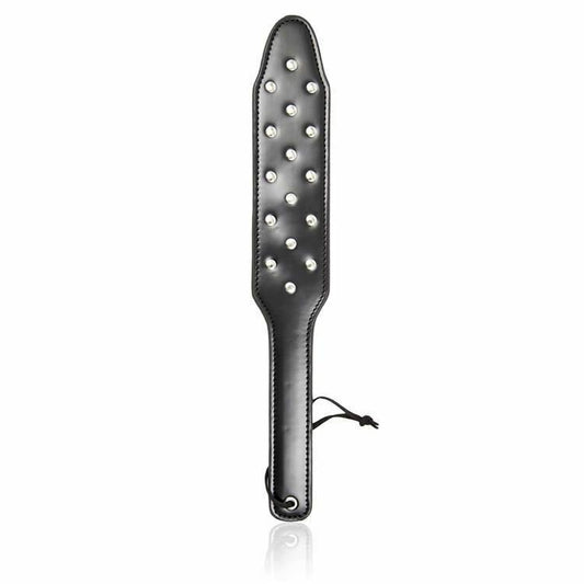 Bdsm Black Studs Faux Leather Spanking Paddle Sex Slave Fetish Toy