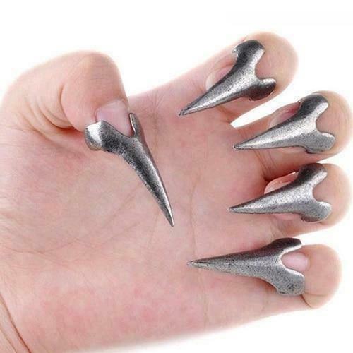5 Claw Rings Bronze Silver Sensory Scratch Play Bondage Kink Bdsm Fetish