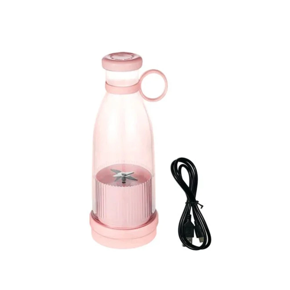 Rechargeable Mixers Fresh Fruit Juicers Blue Pink Usb Portable Bottle Mini Fast Electric Blender Smoothie Ice Maker