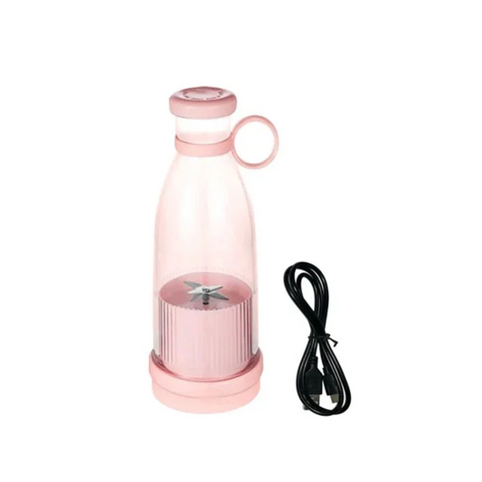 Rechargeable Mixers Fresh Fruit Juicers Blue Pink Usb Portable Bottle Mini Fast Electric Blender Smoothie Ice Maker