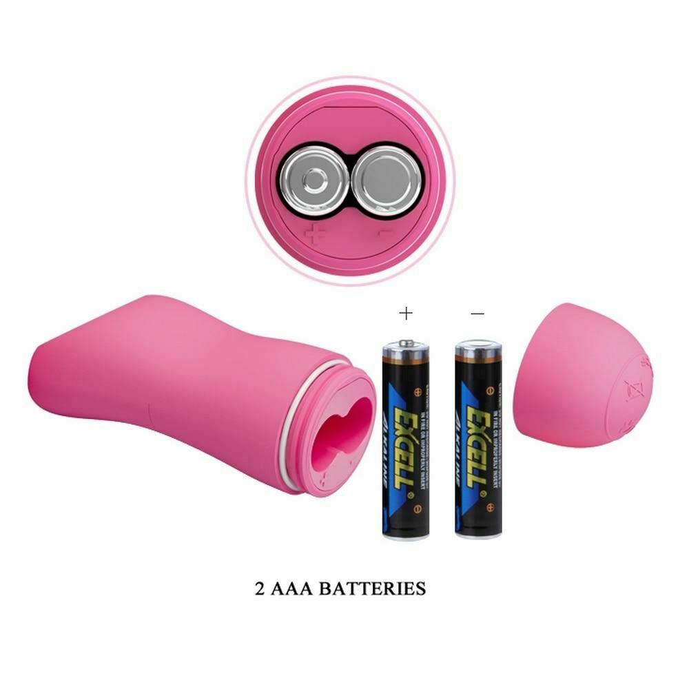 Pink Electric Shock Nipple Clamps Vibrator Electro Sex Stimulation Bdsm