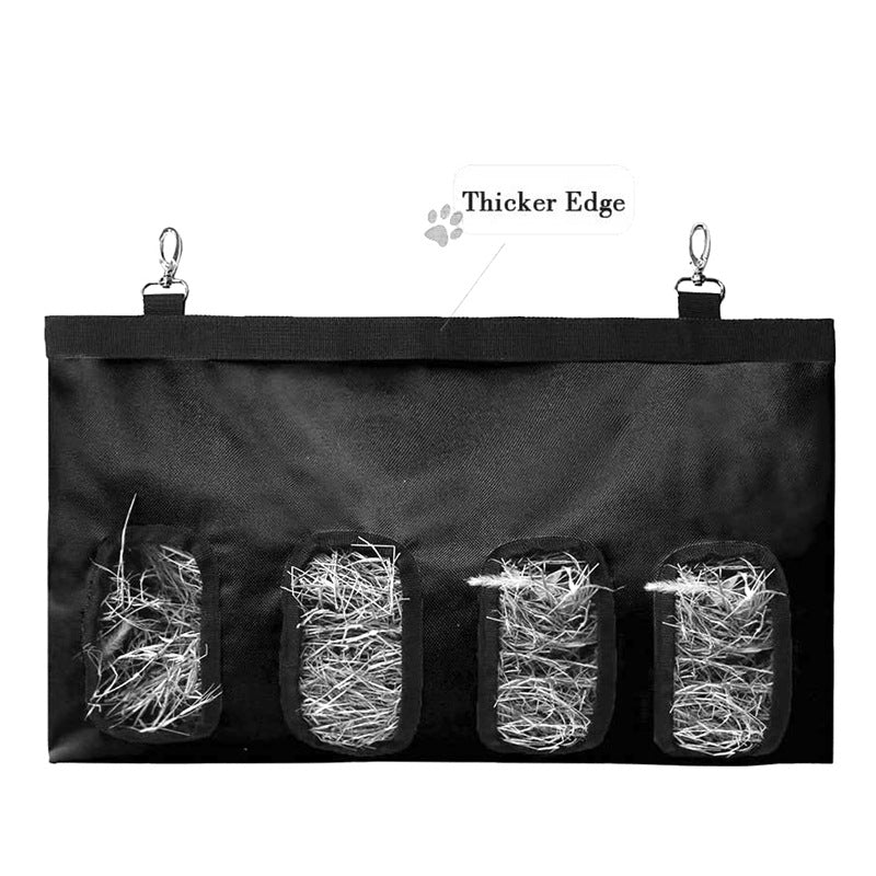 1 Sets of 1 Sets Of Hanging Hay Storage Feeder Bag For Guinea Pigs Rabbits Hamsters