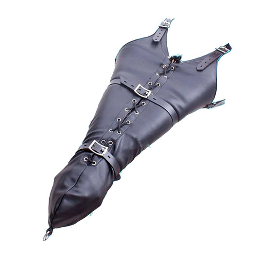 Black Arm Binder Slave Play Submissive Body Bondage Kink Bdsm Fetish Restraints