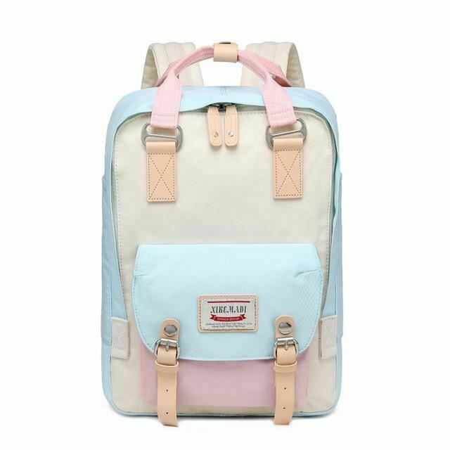 Pastel Blue Pink Backpack Ddlg Littles Bag