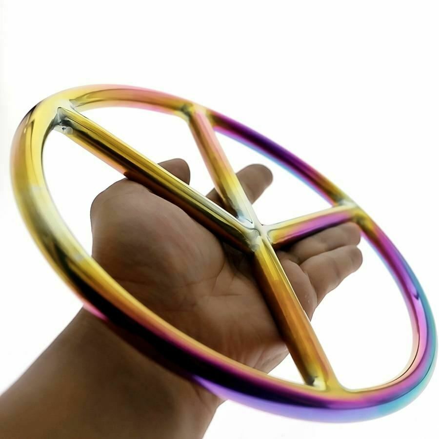 Rainbow Shibari Stainless Steel Bondage Suspension Ring Bdsm
