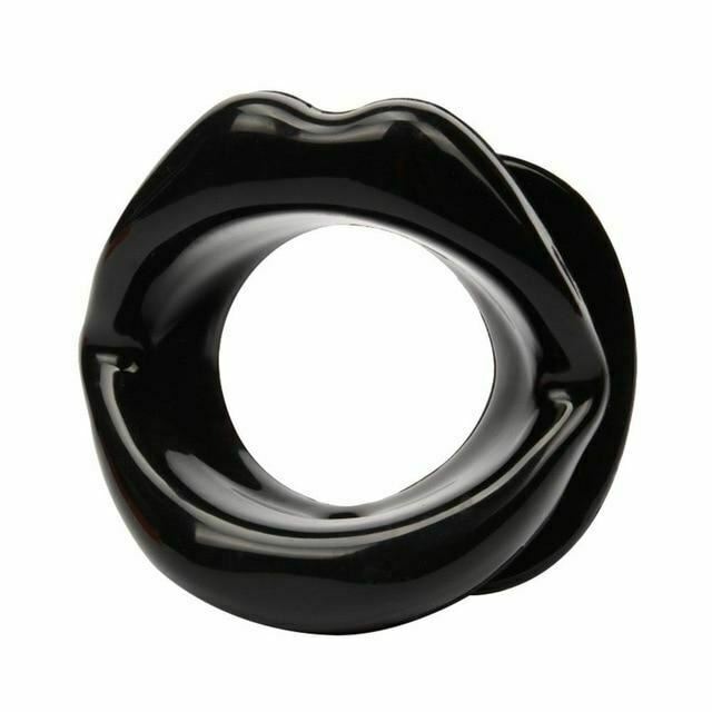 Silicone Rubber Open Mouth Lips Gag Bdsm Bondage Kink