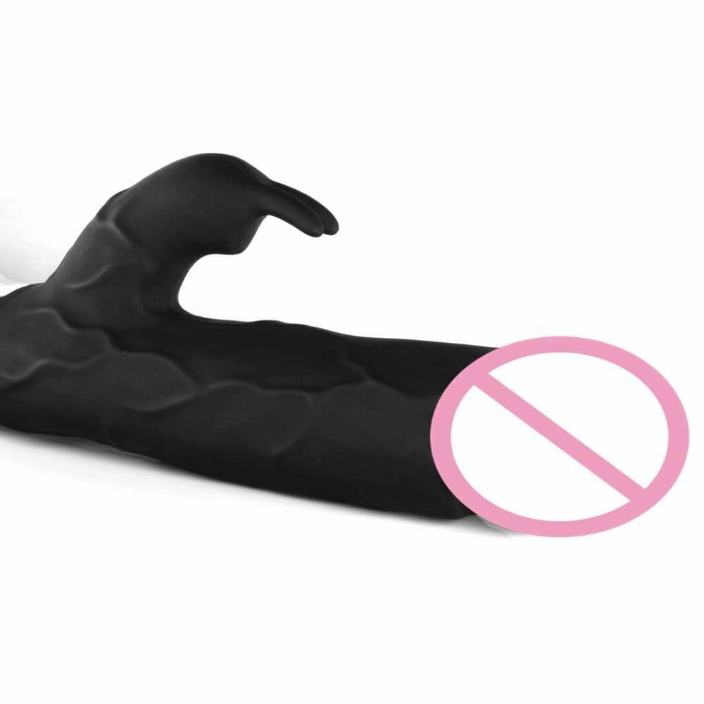 Realistic Dildo Rabbit Vibrator 7 Speed Powerful G Spot Clit Stimulation
