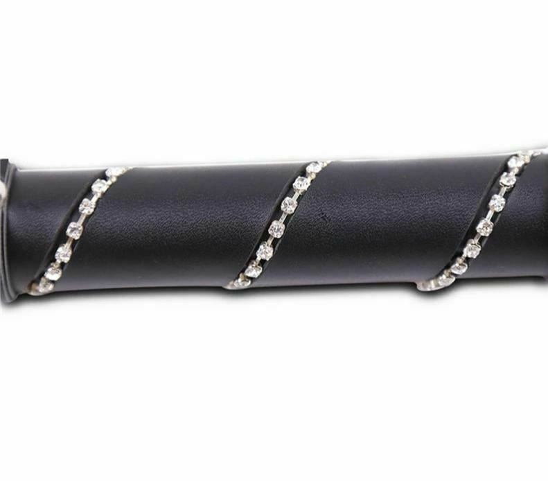 88Cm Black White Woven Flogger Bdsm Spanking Play Sex Toy