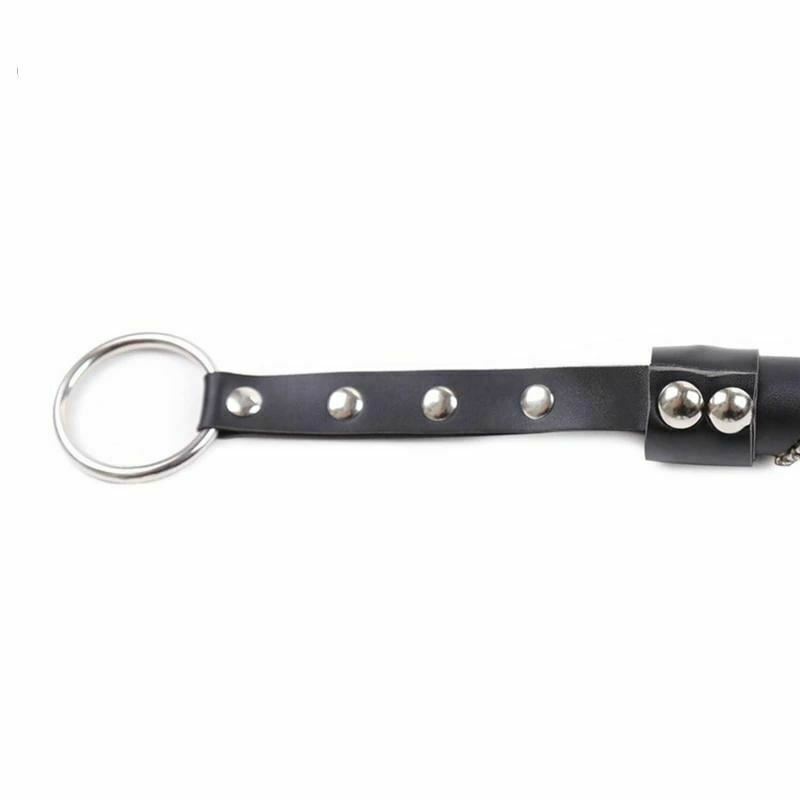 88Cm Black White Woven Flogger Bdsm Spanking Play Sex Toy