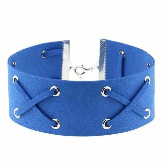 Suede Collar 15 Colours Harajuku Soft Choker Necklace Bondage Restraints