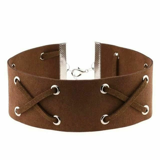 Suede Collar 15 Colours Harajuku Soft Choker Necklace Bondage Restraints