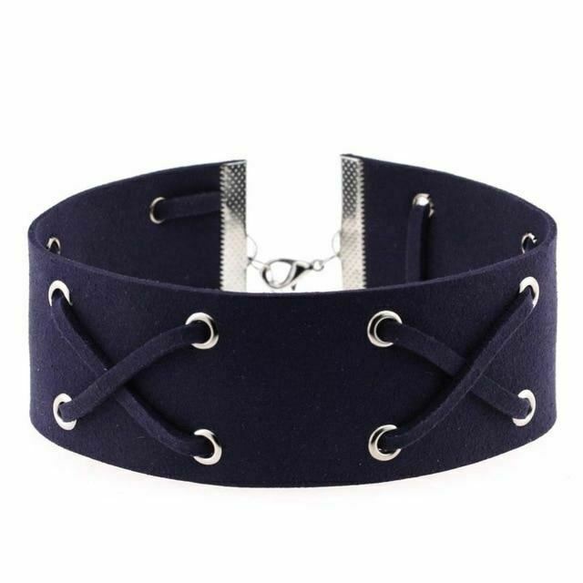 Suede Collar 15 Colours Harajuku Soft Choker Necklace Bondage Restraints