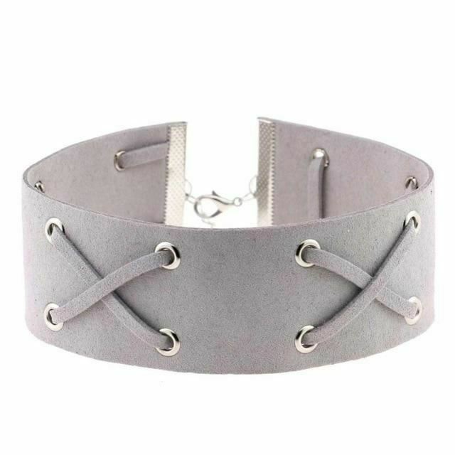 Suede Collar 15 Colours Harajuku Soft Choker Necklace Bondage Restraints