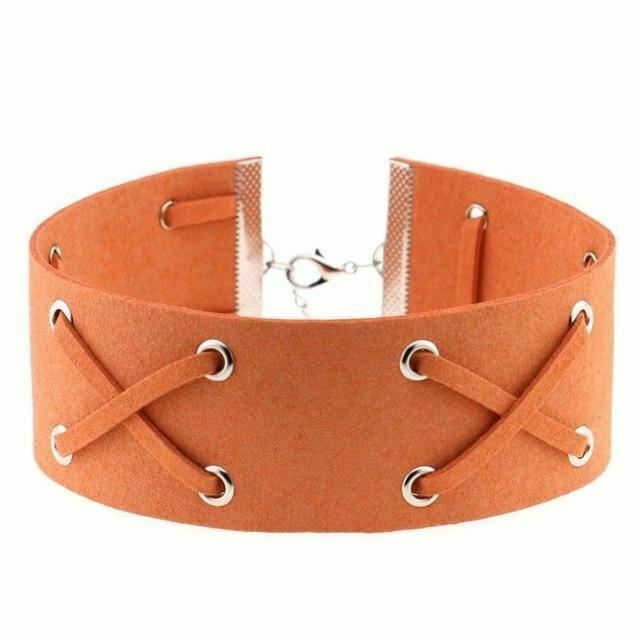 Suede Collar 15 Colours Harajuku Soft Choker Necklace Bondage Restraints