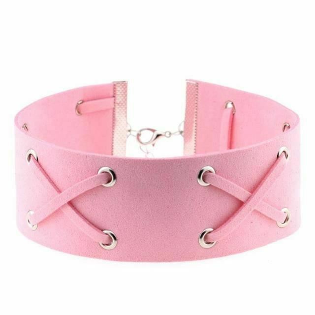 Suede Collar 15 Colours Harajuku Soft Choker Necklace Bondage Restraints