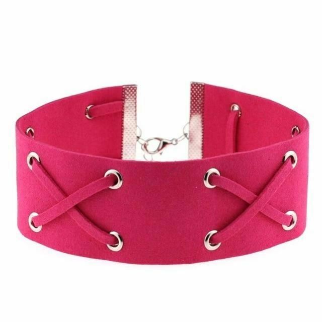 Suede Collar 15 Colours Harajuku Soft Choker Necklace Bondage Restraints