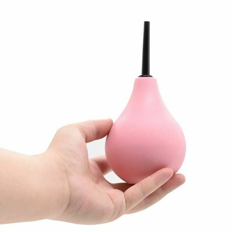 225Ml Pink Douche Enema Bulb Anal Cleaner Rectal Syringe Colon Cleaning