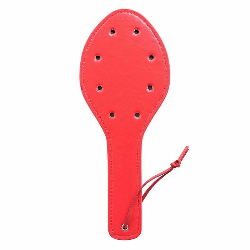 Black Or Red Spanking Paddle Holes Impact Play Fetish Sex Whip Bdsm Kink