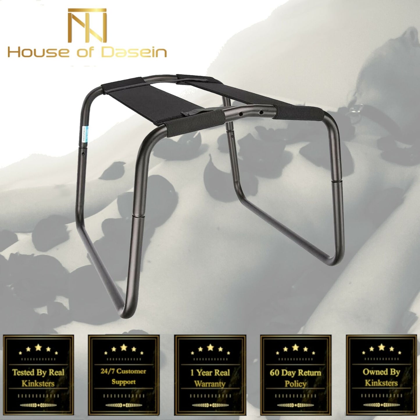 Weightless Sex Position Enhancer Chair Trampoline Stool Couples Bdsm