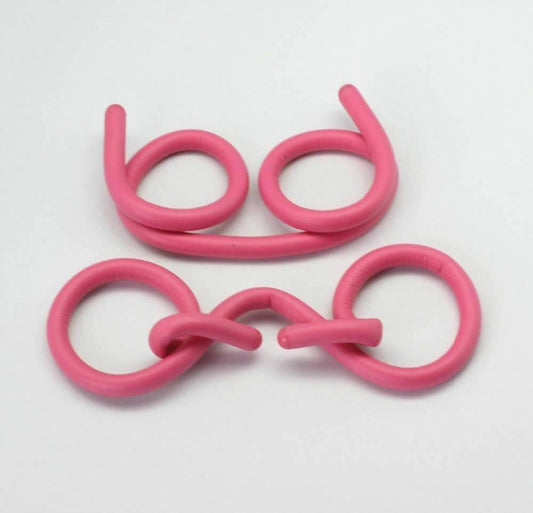 Pink Foam Spanking Tie Bondage Sponge Wire Restraints Wrist Cuffs Bdsm Fetish