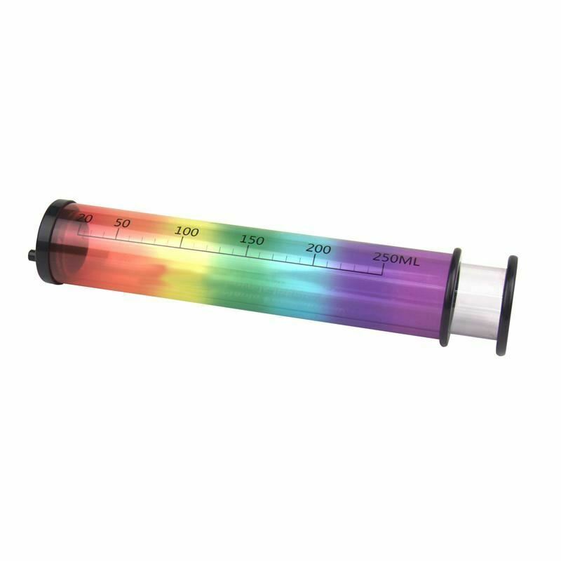 Rainbow Anal Enema Cleaner 250Ml Large Syringe Butt Play Cleaning